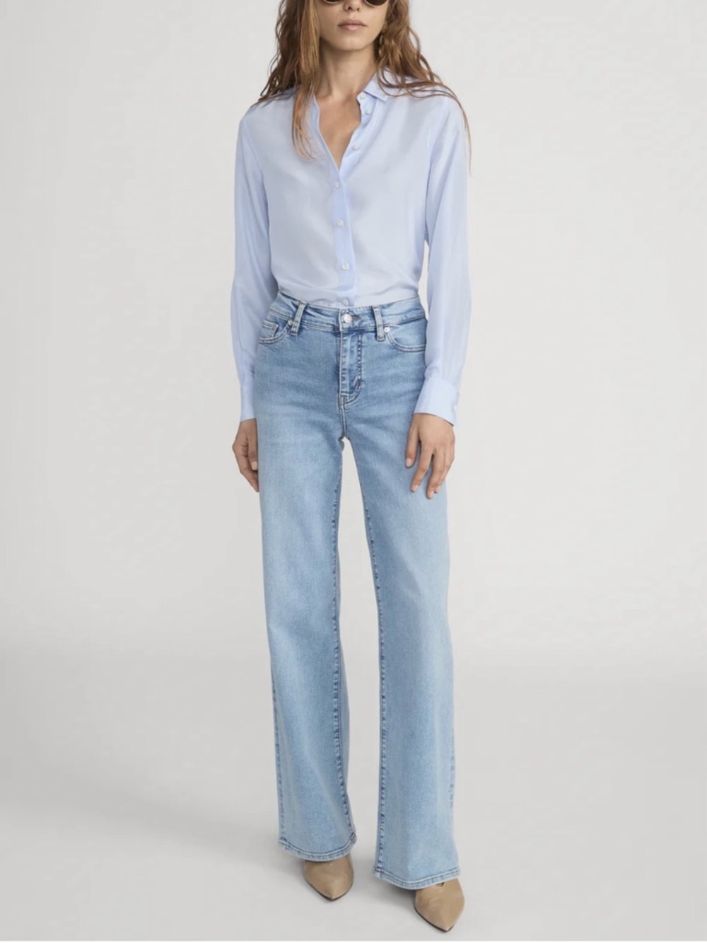 Frame Denim Le Slim Palazzo - Picture 2 of 6